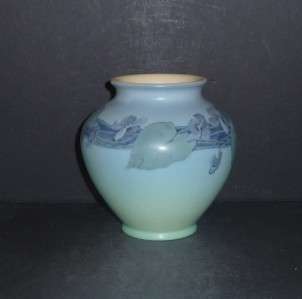 Rookwood Vellum Vase With Violets, Ed Diers, MINT  