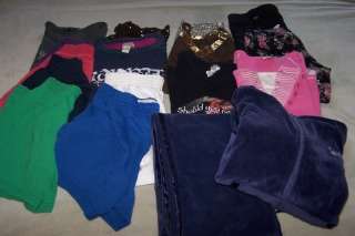 LOT OF, 17 PC, MIXED GIRLS CLOTHING, SIZE 10 12  