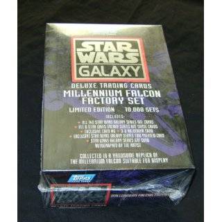 Star Wars Galaxy Deluxe Trading Card Millennium Falcon Factory Set 