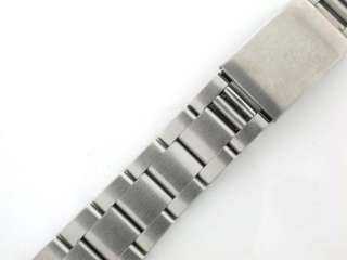 MENS SS OYSTER WATCH BAND FOR ROLEX 20MM EXPLORER SATIN  
