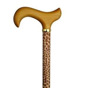 Walking Cane Leopard This walking stick cane has an elegant leopard 