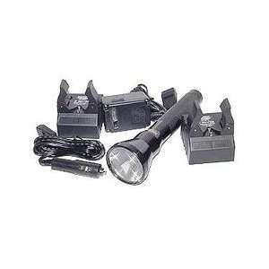   XT HP Flashlight, Xenon Bulb, AC/DC Charger, Aluminum, Black, Warranty