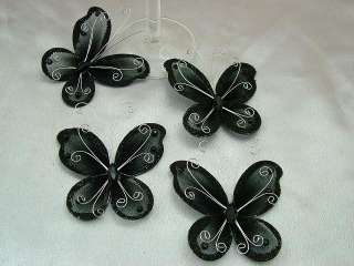 New Wedding Confetti Decorations Black Butterflies 3  