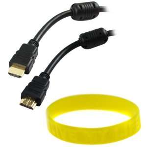  GTMax 6FT GOLD PLATED HDMI Cable with Ferrite Cores Supports 