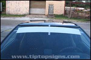 Decal Installation Guide Windshield Banner