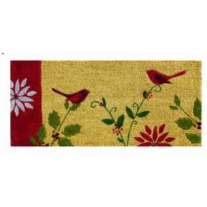  Tag Holiday Estate Size Coir Mat, Cardinal and Sprig, 18 