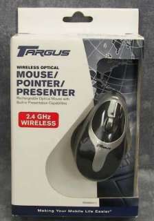 Targus Wireless Optical Mouse/Pointer/Presenter   PAWM001U 