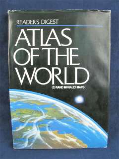 Readers Digest Atlas Of The World Oversized HC Book  