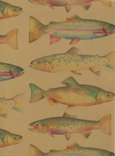 TROUT FISH GIFT WRAPPING PAPER  Large 30 Ft. Roll  