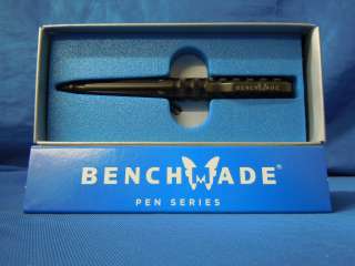 NIB Benchmade 1101 2 Aluminum w/ Carbide Grey Tip Black Pen  