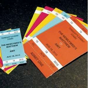    Personalized Sport Themed Drink Tickets