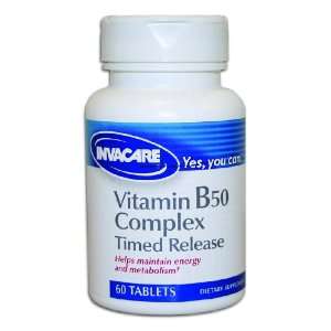  Invacare® Vitamin B50 Complex Time Release Tablets 
