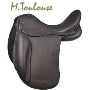  M. Toulouse Verona Monoflap Dressage Saddle Wide, 17.5 