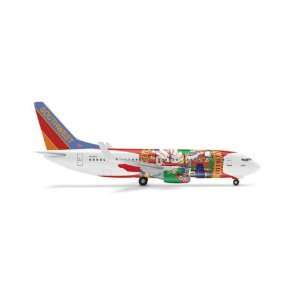  Herpa Wings Southwest 737 700 Florida One Model Airplane 