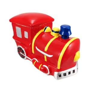  Train Engine Ceramic Cookie Jar Locomotive Kitchen 