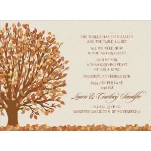  Autumn Tree Invitations