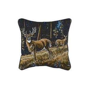  Whitetail Deer in the Morning Decorative Throw Pillow 17 