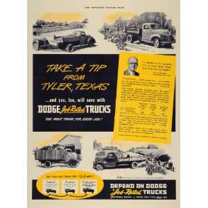   Trucks G.D. Fairtrace Tyler TX   Original Print Ad