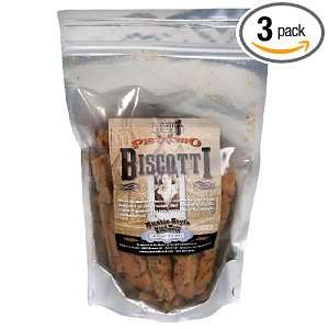 Squared Brand Pistachio Biscotti, 12 Ounce Pouch (Pack of 3)