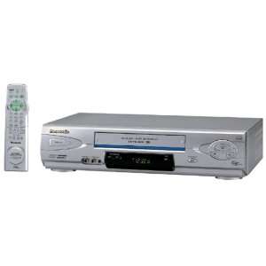  Panasonic PV V4622 4 Head Hi Fi VCR, Silver Electronics