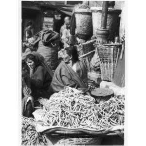 Market Women Offering Fruit and Vegetables in the Market at Kathmandu 