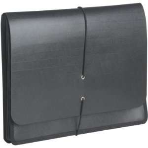   Quill Stockwell Poly Expanding Wallets Letter, Black