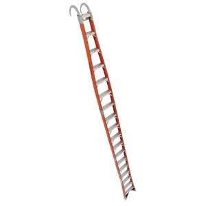 Werner TPF18 1 300 Pound Duty Rating Fiberglass Tapered Posting Ladder 
