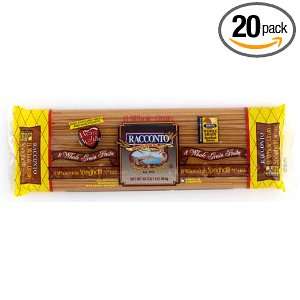 Racconto 8 Whole Grain Spaghetti, 16 Ounce Packages (Pack of 20 