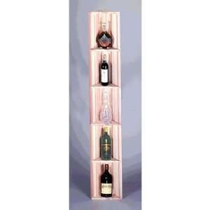 Wine Cellar Innovations   RTRI   5 Shelf Corner Wine Display Rack 