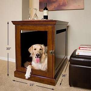   Hideaways Dog Crates Large   Handcrafted Solid Wood 