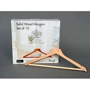  H & L Russell Set 12 Maple Wood Hanger